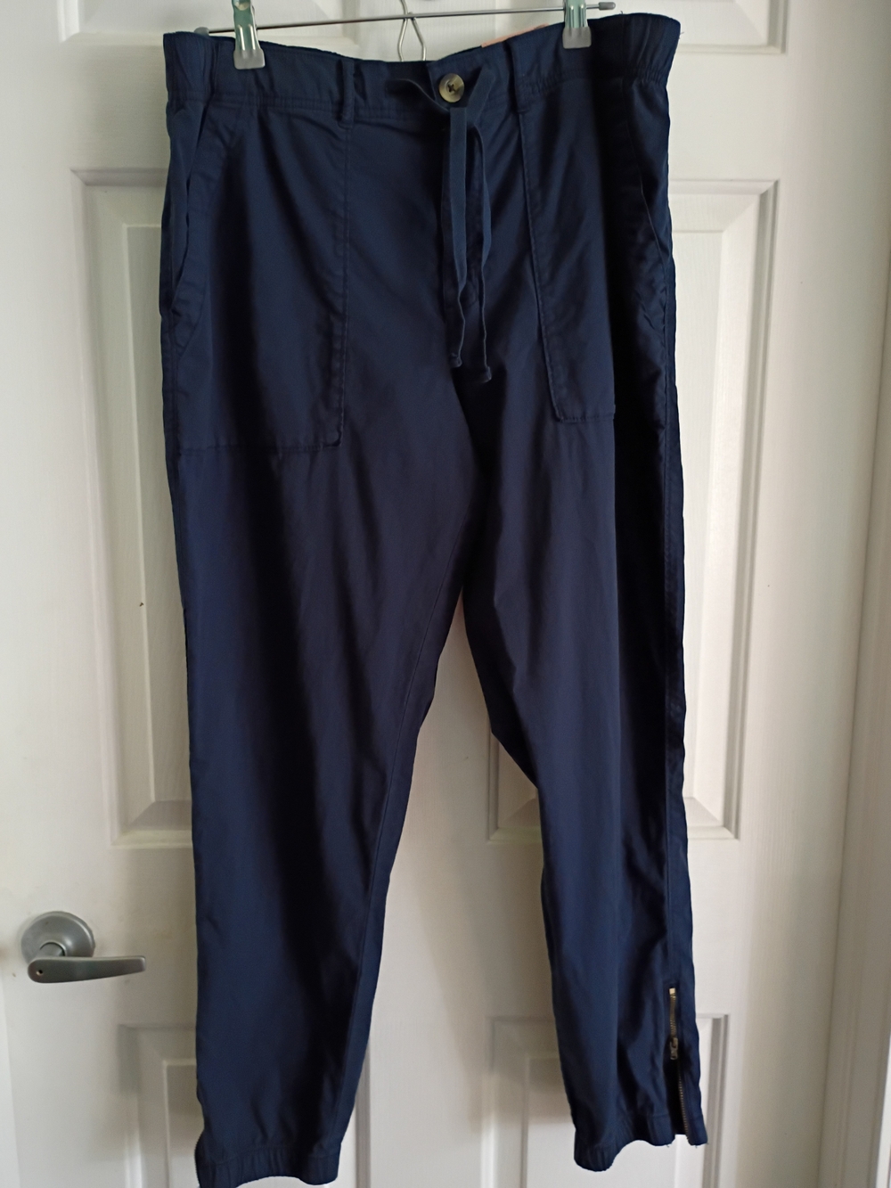 Sonoma Navy Drawstring Track Joggers